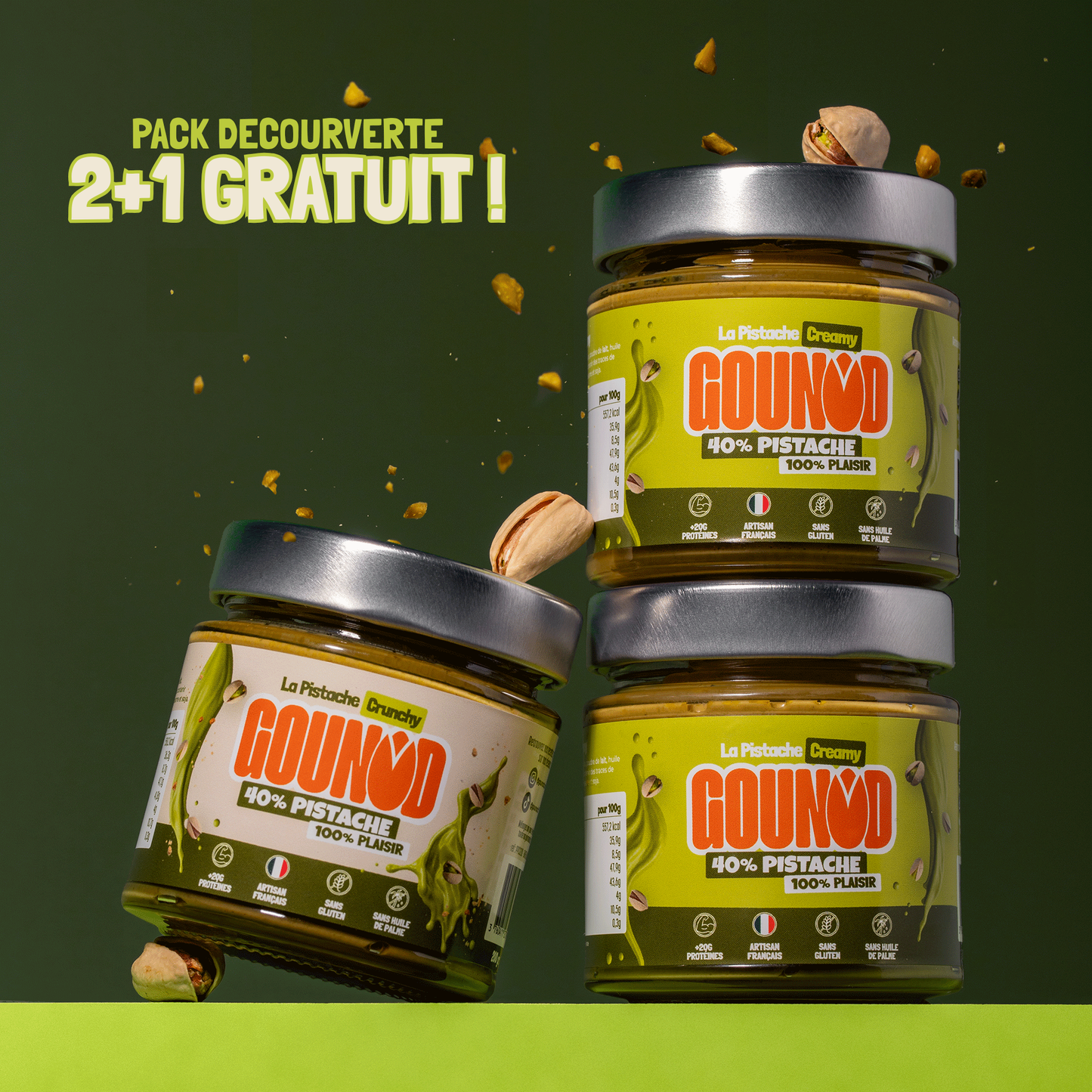 PÂTE À TARTINER À LA PISTACHE